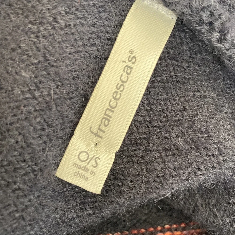 Boho Hooded Poncho Sweater Womens One Size Aztec Festival Shawl Fringe Francesca